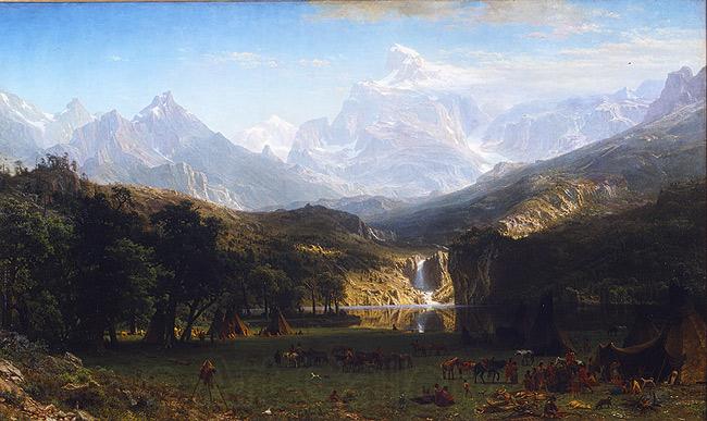 Albert Bierstadt The Rocky Mountains, Lander's Peak